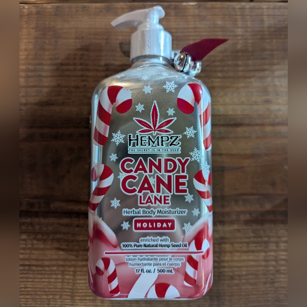 Sealed Hempz Candy Cane Lane Herbal‎ Body Moisturizer 17 Fl Oz Holiday